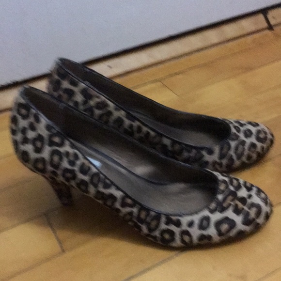 Steve Madden leopard print horse hair heels - Picture 2 of 5